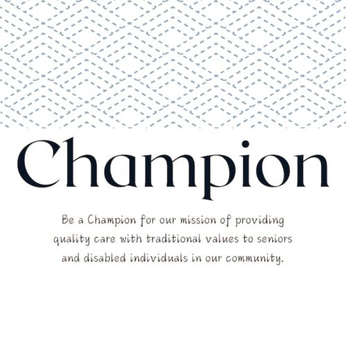 Champion Sponsorship
